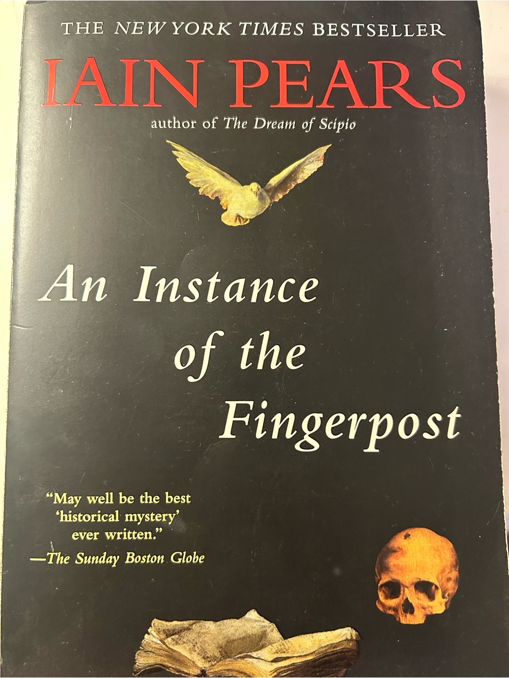 Original Penguin Black Paperback Back Cover with Yellow Skull Accent